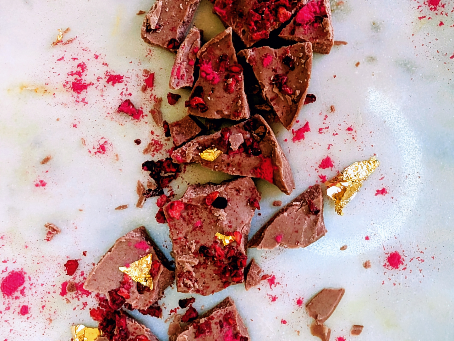 Functional Chocolate | Raspberry + Matcha Flavoured Belgium Chocolate | Calming and Menstrual Support